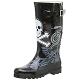 Chooka Women's Dueling Skulls Rainboot