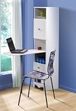 Nexera Pixel Bookcase Desk in White