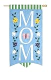Mom Garden Size Applique Flag
