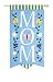 Mom Garden Size Applique Flag