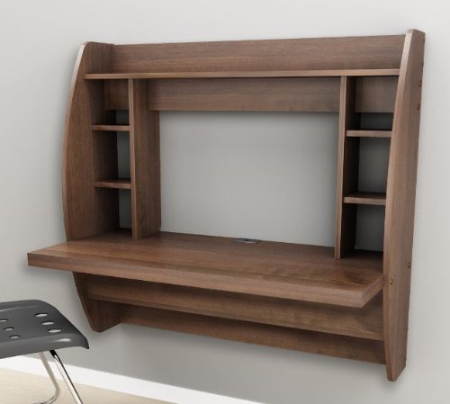 Prepac Floating Wall Desk Espresso