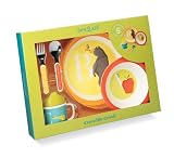 Crocodile Creek's Nature World, Time 2 Eat Children's Melamine Dinnerware Set, dishes,