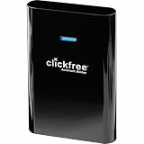 Clickfree 127B C2 160GB Portable Backup Drive Black