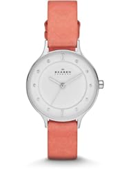 Skagen Anita Womens Three-Hand Leather Watch Skw2144