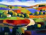 Paso Robles I by JANINE CLARKE. Size 23.63 X 31.50 Art Poster Print
