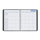 At-A-Glance Dayminder 6 7/8 x 8 3/4 Inch Black Recycled Monthly Large Desk Planner (G40000)
