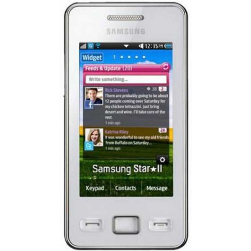 Samsung SA-S5260WESP Cellphone - Unlocked Phone - US Warranty - White