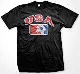 USA Soccer T-shirt, United States of America Flag T-shirt, International Soccer Shirt