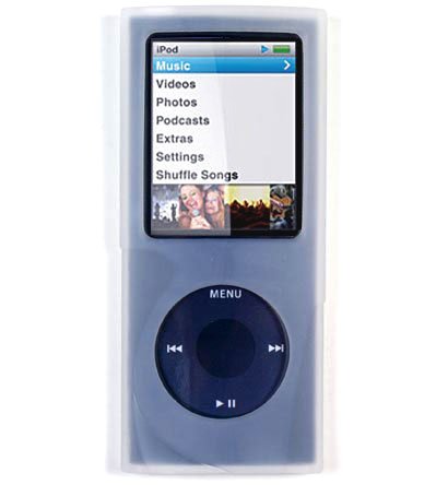 Premium Anti-Dust Skin case Package for Apple iPod Nano 4th Generation 8GB, 16GB Silicone Case for Nano Chromatic 4th Gen + Sock for Nano + Screen Protector