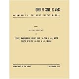 1952 1955 1956 1957 JEEP MILITARY M38A1 M170 Parts Book by Jeep
