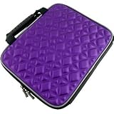 Rigid Impact Case for Apple iPad, HP TouchPad & Notebook Laptops 10.2", Purple