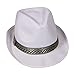 White Funky Fedora