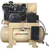 - Ingersoll Rand Horizontal Electric Air Compressor - 20 HP, 120 Gallon, 230 Volt, 3 Phase,... by Dog Supplies