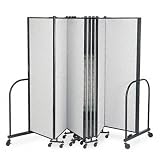 FREEstanding Series Tackable Partition, Olefin/Polyester, 245w x 72h, Gray