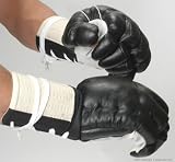 Black Leather Kenpo Gloves