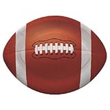 All- Star Football 9" Football-Shaped Dinner Plates (8 count) Child