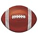 All- Star Football 9" Football-Shaped Dinner Plates (8 count) Child