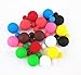 Yueton 9 Pairs Colorful Classic Matte Button Pearl Studs Earrings, Double Ball Earring, Jewelry Piercing Ear Ring