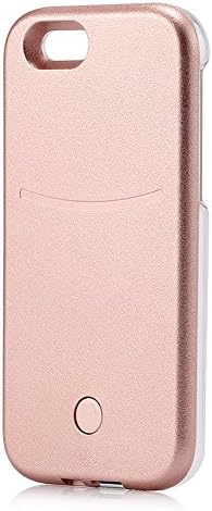 iPhone 6S Case, iPhone 6 Case, Elftear Illuminated LED Light Up Selfie Case Luminous Phone Back Cover for Apple iPhone6 iphone6S 4.7 Inch (Rose Gold)