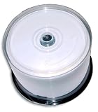 MBI AQUASHIELD 52X 80-Min Glossy White Inkjet Hub Printable CD-R's 90-Pak in Cakebox