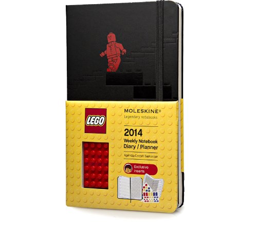 Moleskine 2014 LEGO Limited Edition Weekly Planner+Notes, 12 Month, Large, Black, Hard Cover (5 x 8.25) (Planners & Datebooks) [Moleskine] on Amazon.com. *FREE* shipping on qualifying offers. Moleskines Limited Edition LEGO weekly diary, large format, brings together two iconic platforms for free expression