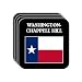 US State Flag - WASHINGTON-CHAPPELL HILL, Texas (TX) Set of 4 Mini-Mousepad Coasters