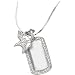 LogoArt Minnesota Vikings Sterling Silver Dog Tag