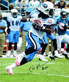 Chris Johnson Autographed / Signed Tennessee Titans 16x20 Photo