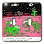 Londons Times Space The Final Frontier Cartoons - Homeless Alien - Light Switch Covers - double toggle switch