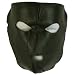 Leather 6 hole Face Mask Muzzle Cycle Biker Wind Velcro