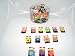 Croc Shoe Charms Flower Mix Qty 72