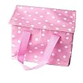 Lunchbag, Pink/White Spot Design