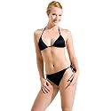 Triangle-Bikini schwarz Damen, Markenprodukt