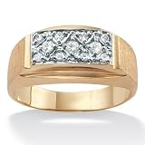 Men's Diamond 10k Gold Ring