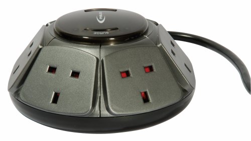 Childrens Toyshop  Electronics : Philex, 6-Way Surge Protected OFFICE PowerDome 3m