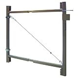 Adjust-A-Gate AG 72 2-Rail Consumer Quality Gate Kit, 36-Inch to 72-Inch by 45-Inch High by Adjust-A-Gate