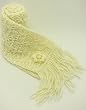 Handmade Lightweight Scarf for Girls - Knitted 100% by Hand in Acrylic Irish Cream Yarn (One-of-a-kind) Handmade Lightweight Scarf for Girls - Knitted 100% by Hand in Acrylic Irish Cream Yarn (One-of-a-kind)