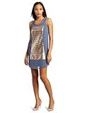 Kensie Women's Sleeveless Shift Dress, Hushed Blue Mix, 10