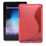 KaysCase S-Line TPU Case Cover for Google Nexus 7-Inch Tablet Android 4.1 Jelly Bean (Hot Pink) Reviews