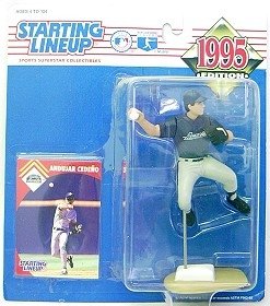 Houston Astros Andujar Cedeno 1995 Starting Line-Up