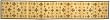 Laser Printed Split Bamboo Fleur De Lis 12" x 72" Runner