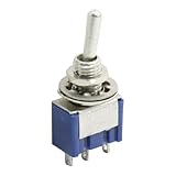 uxcell トグルスイッチ　ラッチスイッチ　AC250V 2A AC125V 6A SPDT 2ポジション