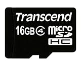 Image of Transcend TS16GUSDC4 - Tarjeta de memoria microSDHC de 16 GB (clase 4)