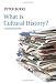 What Is Cultural History?
