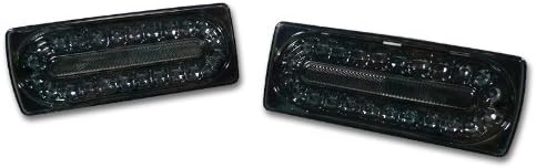 90-06 MERCEDES W463 G WAGON BLACK / SMOKE LED REAR TAIL LIGHTS G500