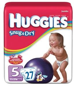 huggies snug and dry size 5