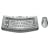 Microsoft Wireless Entertainment Desktop 8000 (Light Silver)