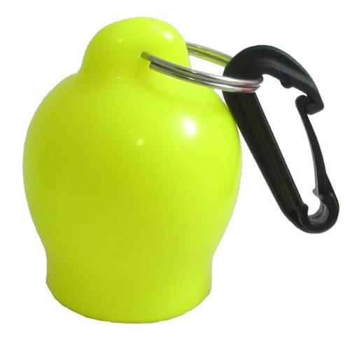Scuba Diving Skum-Ball Regulator Mouthpiece Cover with Clip (Yellow)