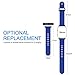 Teslasz Apple Watch Band,Soft Silicone Replacement Sport Wristbands Straps for Apple Watch (Royal Blue 38 MM)