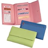 Royce Leather Top Grain Napa Leather Womens Checkbook Clutch